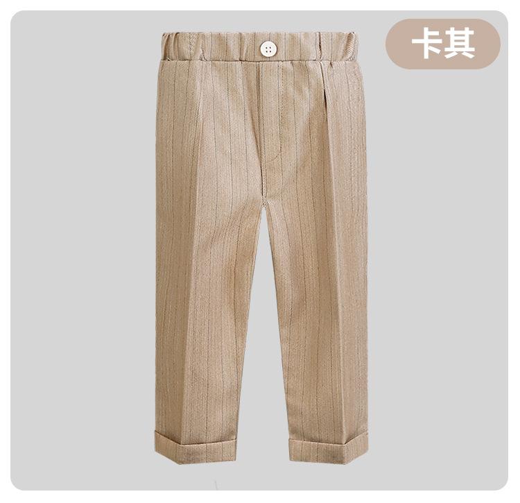 Product Introduction of กางเกงชุดเด็ก, กางเกงสูทสีทึบ, สำหรับเด็กชาย, นักเรียนชั้นประถมศึกษา, ชุดการแสดง, กางเกงขายาวลำลองฤดูใบไม้ผลิและฤดูใบไม้ร่วง 13
