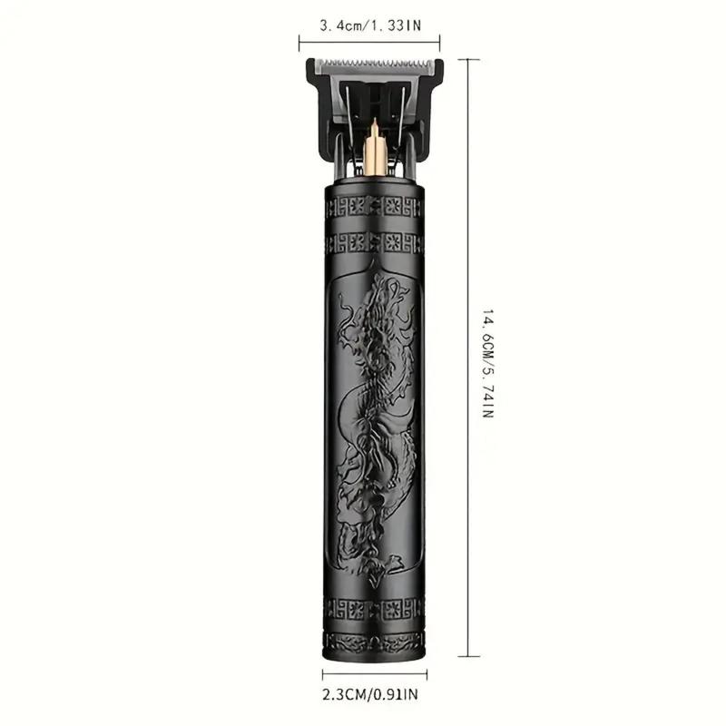 Bộ Chải Chuốt Tóc & Tông Đơ Cắt Râu Nam, Chuyên Nghiệp, Có Thể Sạc Lại USB, Dao Cạo Điện Cầm Tay Kèm Bàn Chải Làm Sạch, Thích Hợp Để Chạm Khắc Tóc, Ngoại Hình Sành Điệu 4