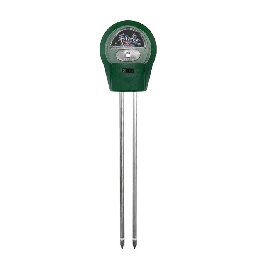 3-in-1 Soil Moisture Light pH Tester, Plug and Play Soil Moisture Meter, Suitable for Lawn Farm Gardeners to Use, Essential Gardening Tool for Indoor and Outdoor Plant Care