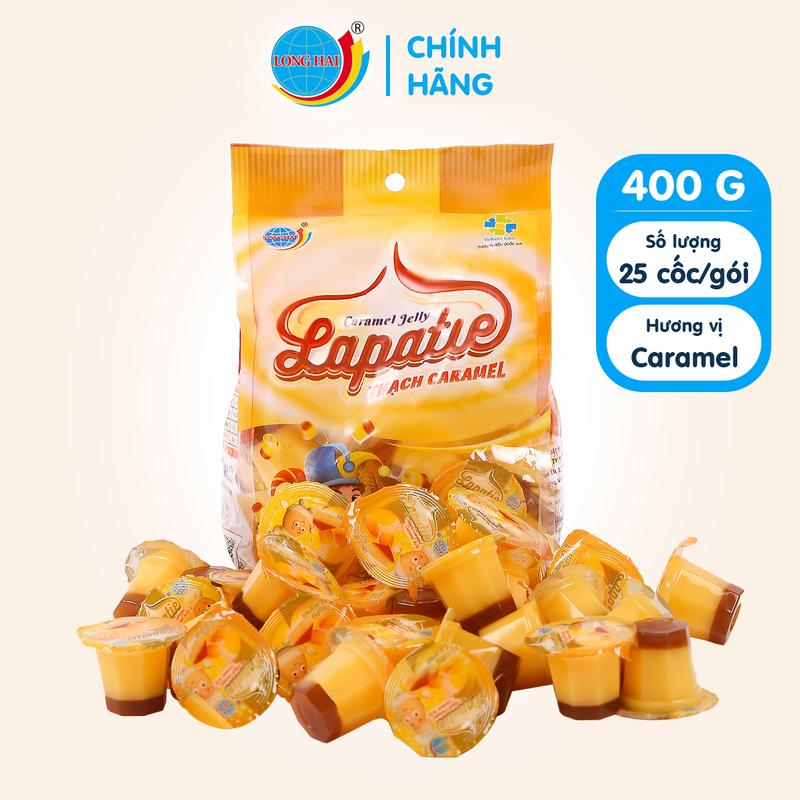 Thạch Caramel Lapatie Trứng Long Hải C158-Gói 400g