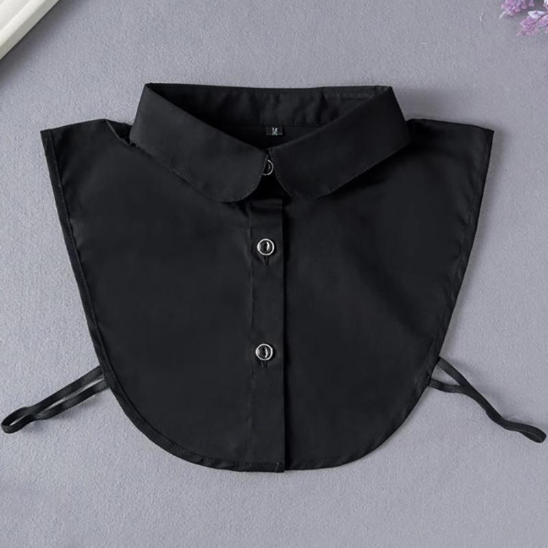 Product Introduction of Cổ Áo Giả Cho Áo Sơ Mi, Cổ Áo Có Thể Tháo Rời, Màu Trơn Cổ Áo Sơ Mi, Thích Hợp Cho Áo Cánh, Dành Cho Nam Và Nữ, Màu Đen Và Trắng, Phụ Kiện Áo Sơ Mi Quần Áo, DropShip 31