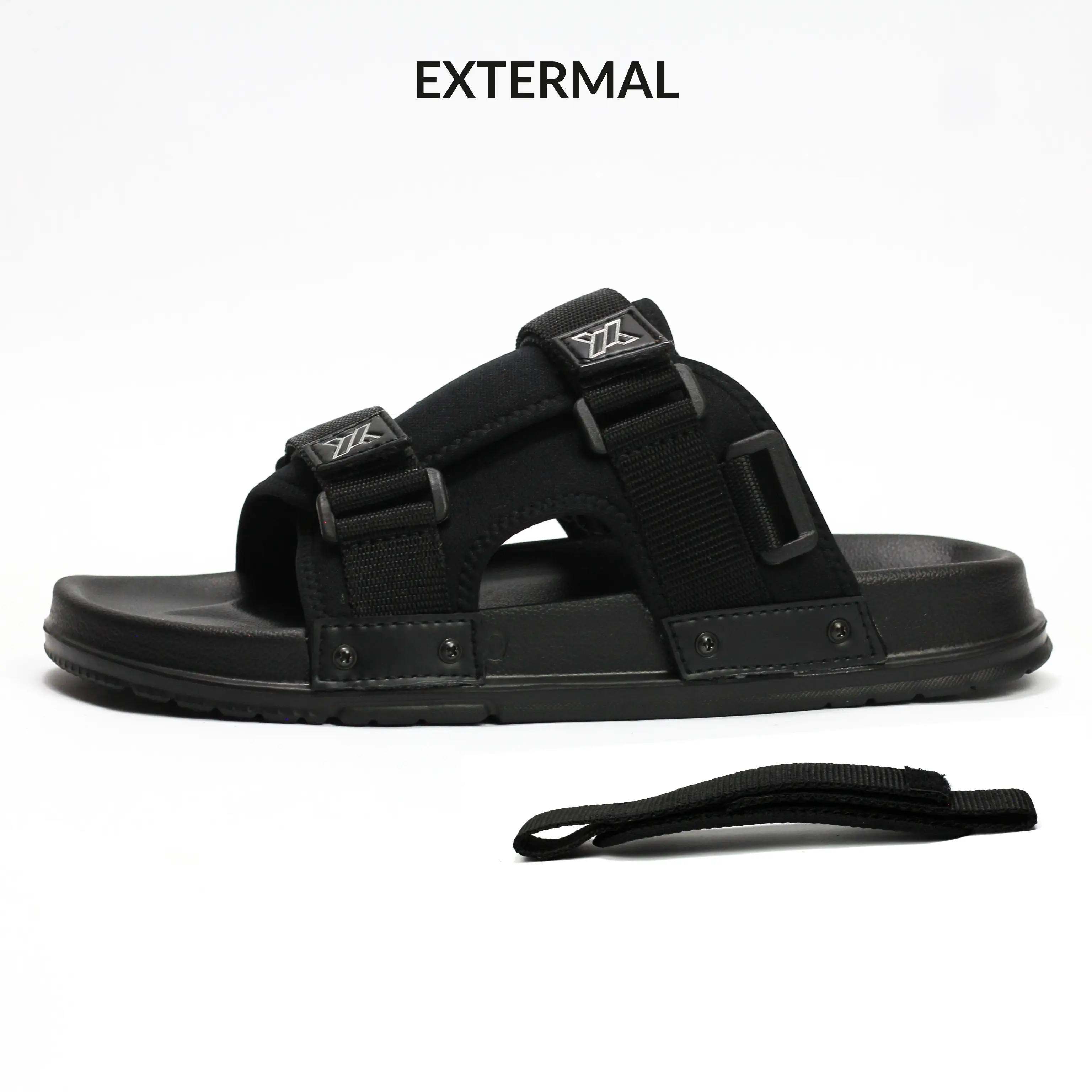 EXTERMAL - Sandal Slide  - Sendal Selop Pria - Sandal Casual Pria