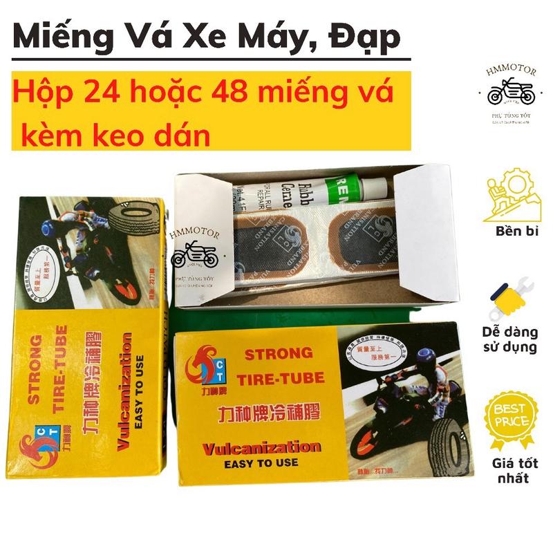 Miếng vá săm xe đạp, xe máy kèm keo