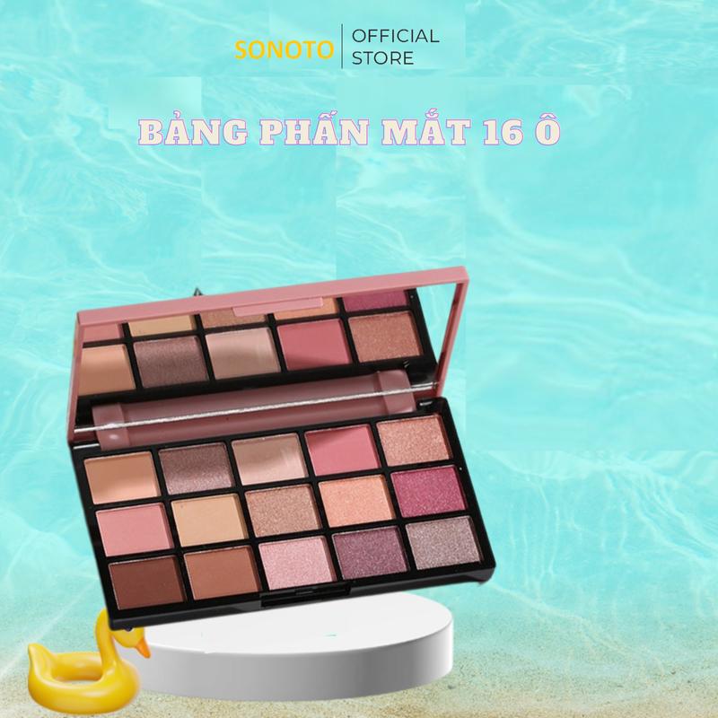 Phấn Mắt Lameila 18, 16, 12 ô màu Eye Shadow nội địa Trung lấp lánh, lên màu chuẩn, lì,mịn, lâu trôi, bảng phấn mắt nhũ màu đẹp SONOTO Mỹ Phẩm Cosmetic Nữ Trang Điểm Women