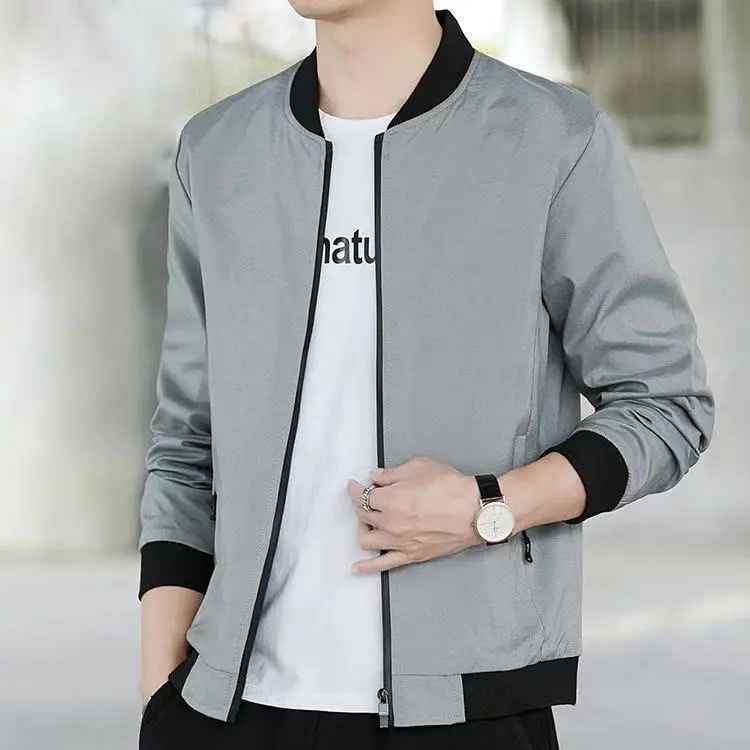 Áo Bomber Basic Phong Cách 2025 Nam/Nữ Form Chuẩn Dày Dặn 2 Lớp - Menswear 3
