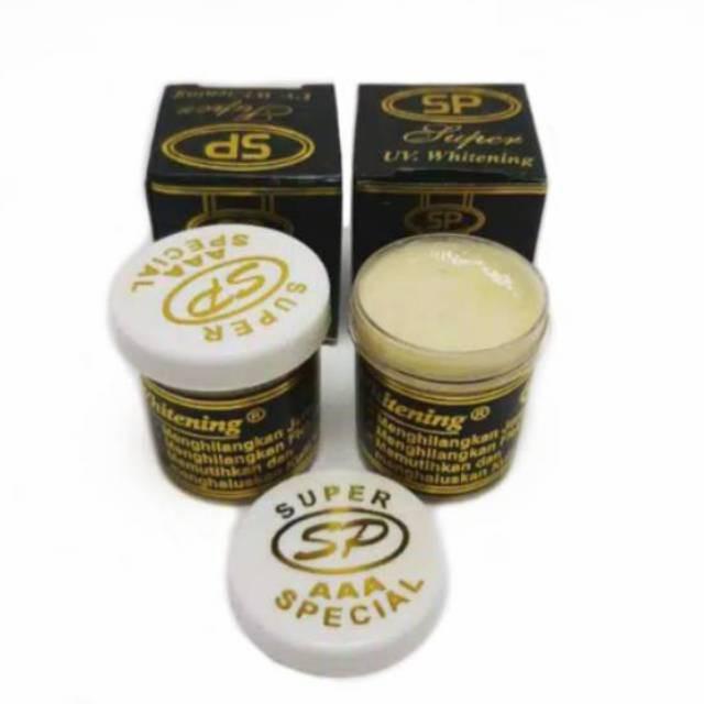 2 PCS CREAM SP HITAM UV WHITENING KEMASAN PLASTIK 2
