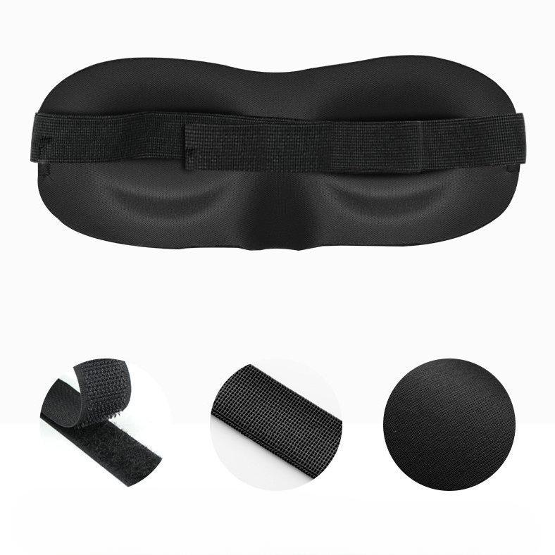3D eye mask sponge fabric blackout eye protection travel aviation sleep men and women eye mask 3