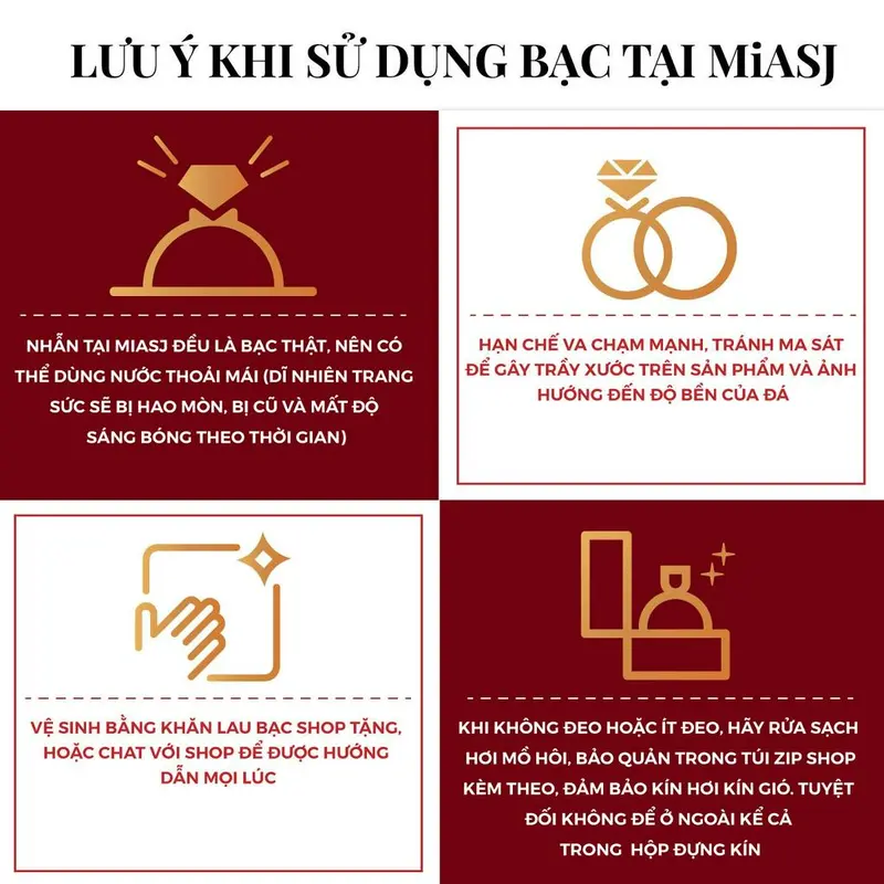 Dây chuyền liền mặt Bạc S925 thanh lịch cao cấp DM0077 MiASJ 4