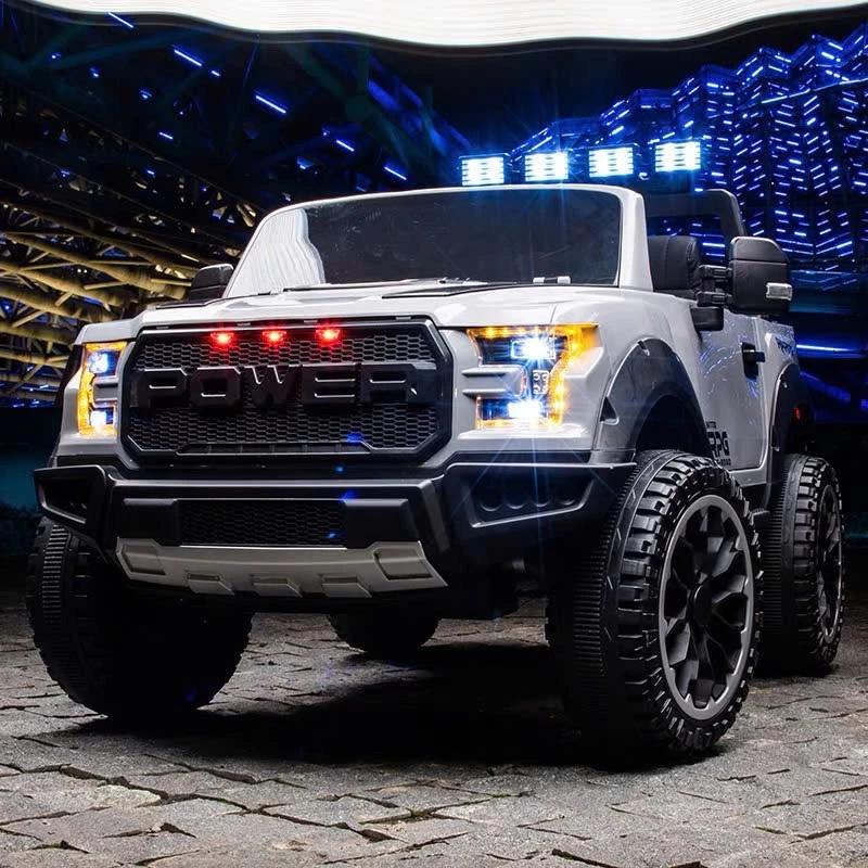 Ô Tô Xe Điện Cho Bé Ford POWER, 2 Chỗ 4 Động Cơ Tải 80KG, Ghế Nhựa Bánh Nhựa, Kết Nối Bluetooth Đồ Chơi 4