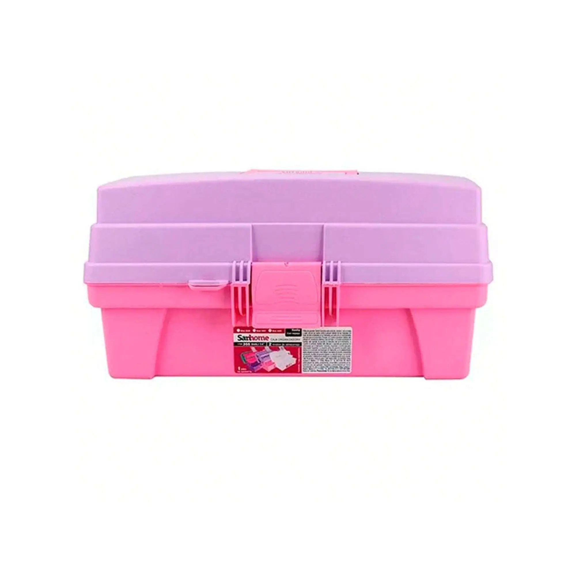 Caja Vanity Multiusos Plástica 2 Bandejas Rosa/lila Santul - TikTok ...