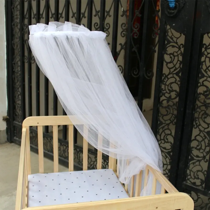 Fujin-Giường Cho Trẻ Sơ Sinh Sơ Sinh Và Trẻ Mới Biết Đi, Cũi Mái Vòm, Màn Chống Muỗi, Móc Treo, Khung Thanh Chống Muỗi, Bộ Giường Cũi Phong Cách Cung Điện