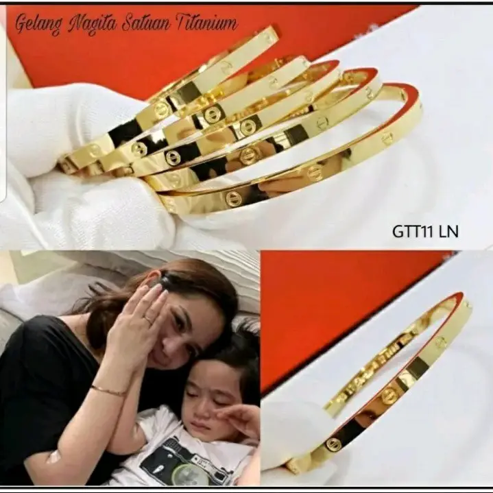 Gelang TITANIUM Nagita Terbaru GTT11 LN 3