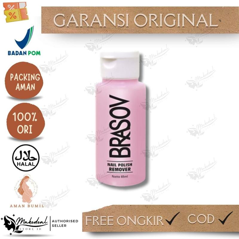 BRASOV Pembersih Cat Kuku 65 ML Penghapus Kutek Nail Polish Remover Kuku 0