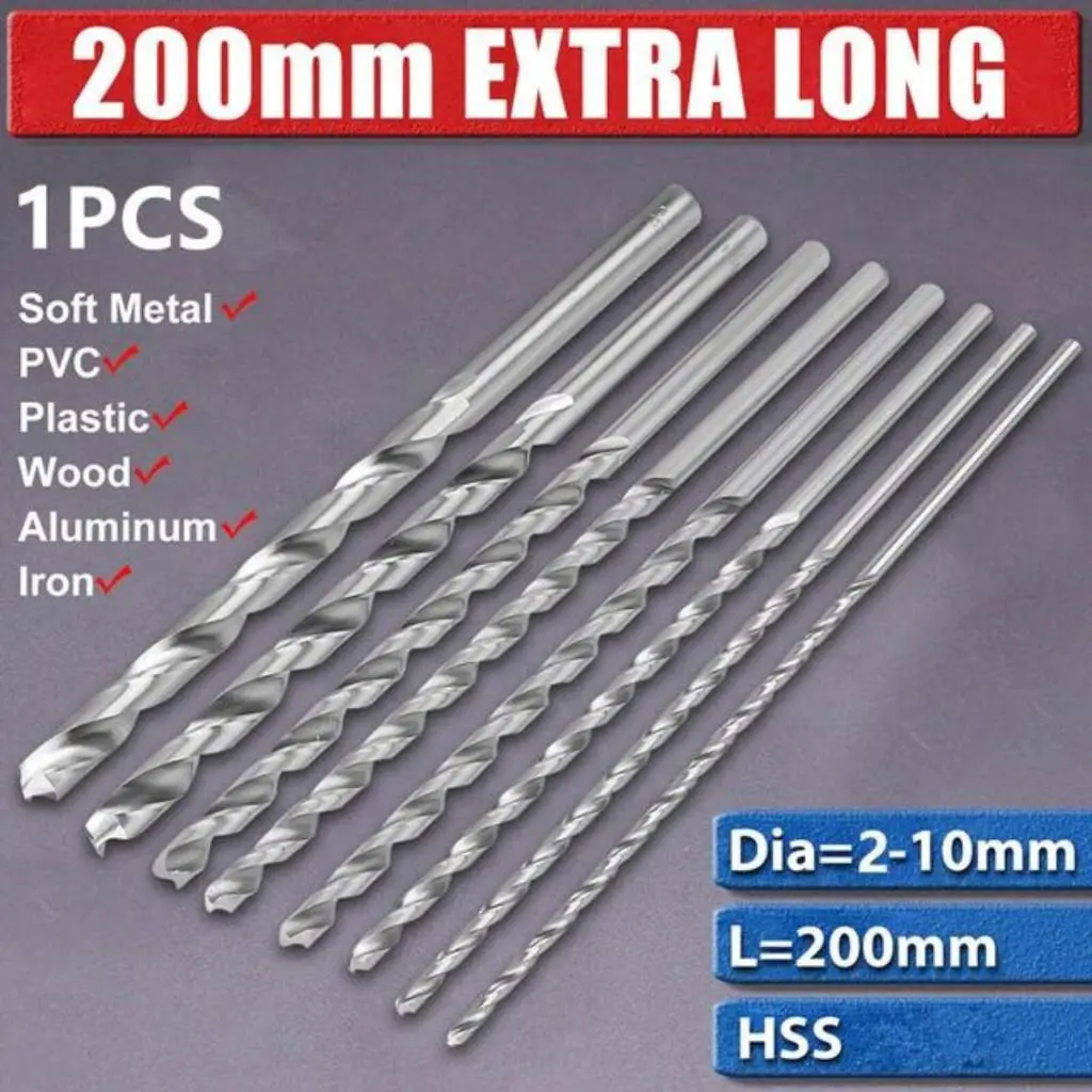 (JT) MATA BOR HSS 4241 LONG 2 - 10 MM MATABOR PELUBANG KAYU PLASTIK BAJA BESI STAINLESS (grosir & eceran)