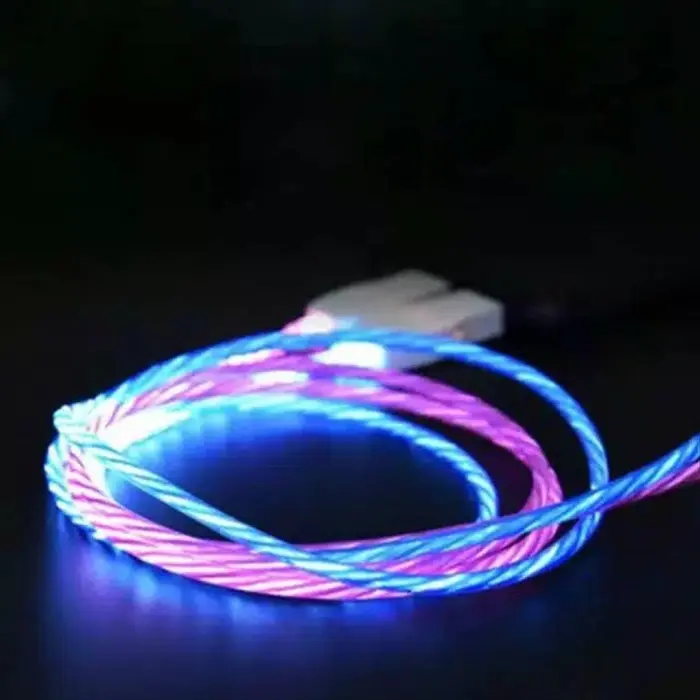 COD KABEL DATA KABEL CHARGER LED 1M UNTUK SEMUA TIPE HANDPHONE 3