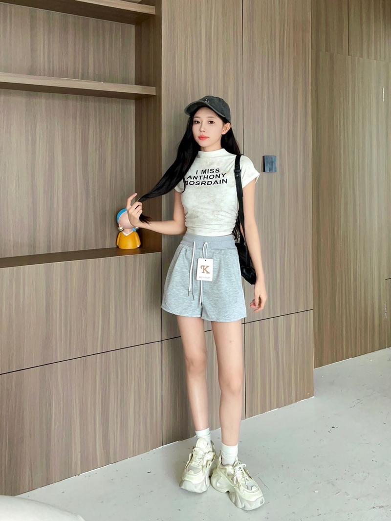 Product Introduction of ￼1027summer shorts ขาสั้นผ้านิ่มสไตล์เกาหลีเอวสม็อคคูล 11