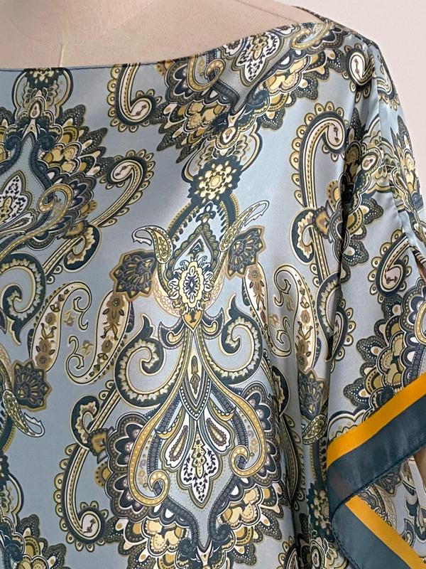 Women's Random Leopard Print Long Sleeve Open Front Shawls & Scarf Set, Casual Shawl & Scarf Set for Beach Vacation, Fashion Accessories for Women 4