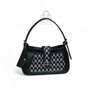 Tas wanita slingbag terbaru kode sakiya sakira sakila original ptmj Kulit PU Hitam