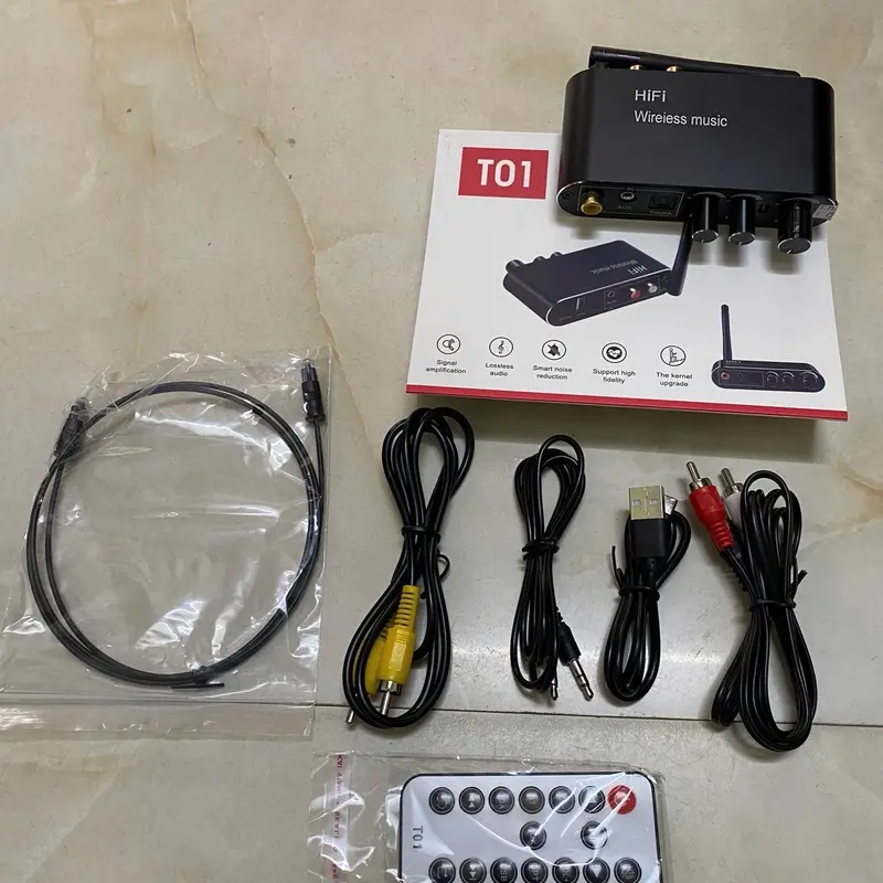 Đầu  giải mã âm thanh Hifi tặng kèm  phụ kiện đầy đủ 3