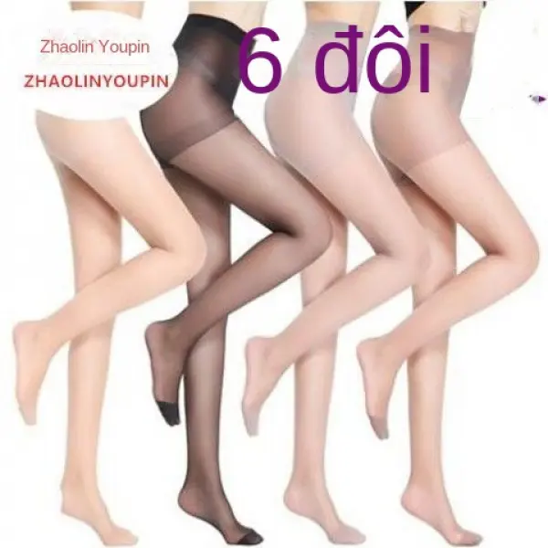 Tất Lụa, Tất Quần Vô Hình Siêu Mỏng, Chống Nứt Nẻ, Dành Cho Nữ, Mùa Hè, Mùa Xuân Và Mùa Thu, Màu Đen, Dài, Cỡ Lớn, Quần Legging Mỏng