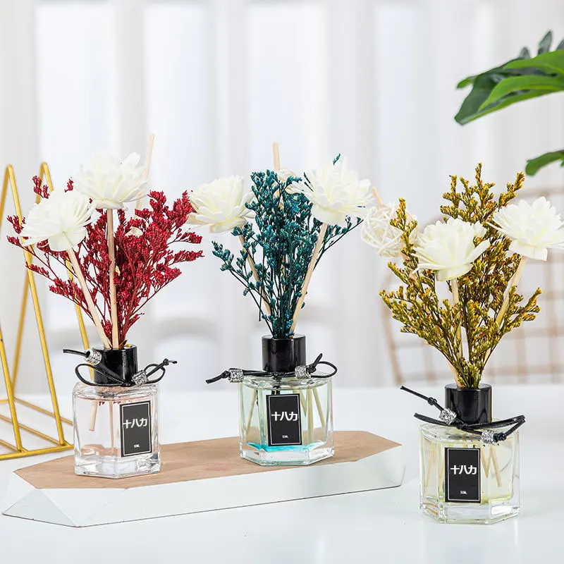 REED DIFFUSER LOVER'S GRASS REED DIFFUSER REFILL REED DIFFUSER HAMPERS PENGHARUM RUANG AROMATERAPI PEWANGI AROMA ROSE