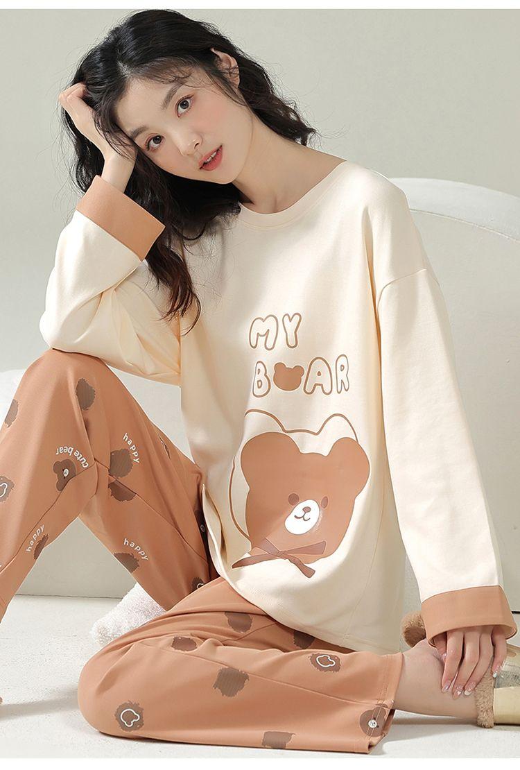 Product Introduction of Bộ Đồ Ngủ Cotton, Cao Cấp, Dành Cho Nữ, Mùa Xuân Và Mùa Thu, Áo Khoác Ngoài Dài Tay, Hàng Mới Về, Thích Hợp Cho Mùa Đông Và Mùa Hè, Đồ Mặc Nhà, Chất Liệu Cotton 10