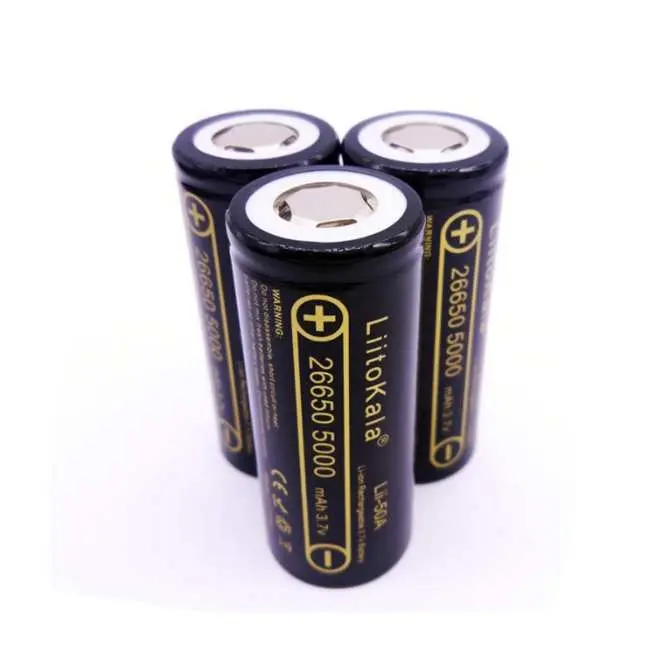 PIN SẠC 26650 LIITOKALA 3.7V 5000MAH CHÍNH HÃNG 1