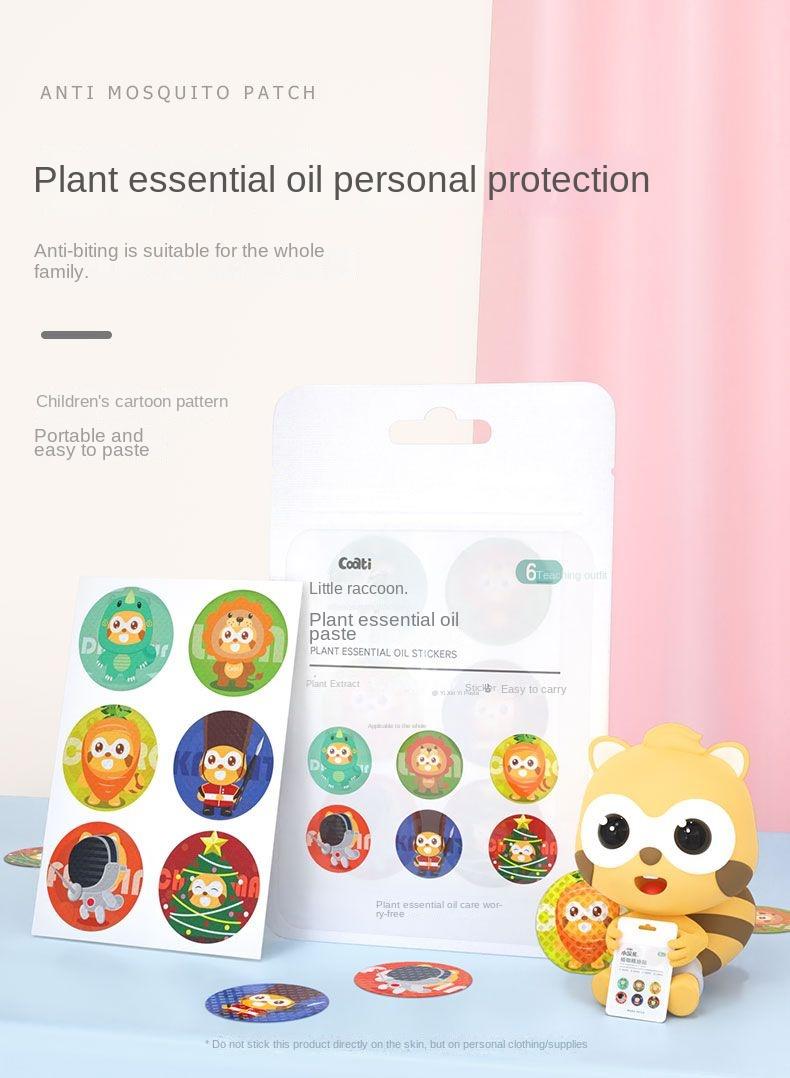 Product Introduction of Coati Essential Oil Stickers Repellent Floral Water Child Baby Baby Special Stickers Adult Outdoor Cartoon Stickers 0