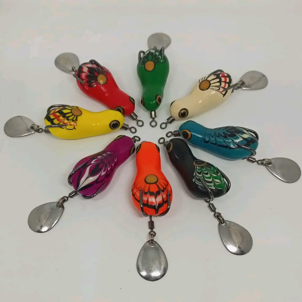BAR BAR LURE Soft frog ikan gabus 4cm