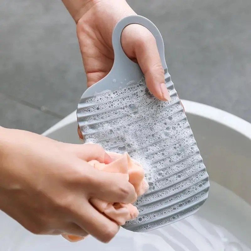 Travel Portable Washboard Hand Washing Children's Clothing Socks Mini Home Washing Machine Space-saving Laundry Cleaning Tools