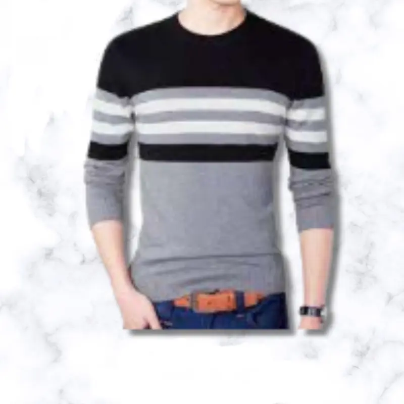 SWEATER RAJUT PRIA CROSSLINE HIGHT QUALITY Tebal 3