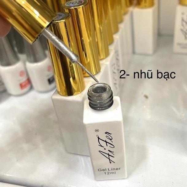 Chai gel vẽ Aifer - Chai vẽ trang trí móng chuyên nghiệp chuẩn màu 3