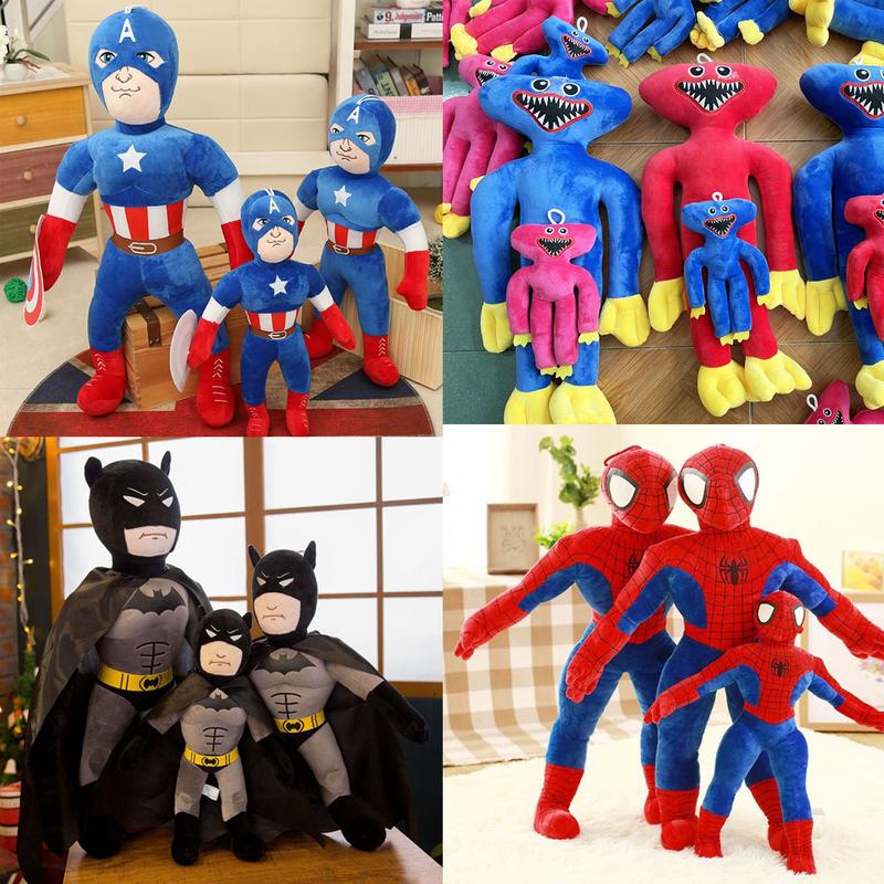 ANVIHOME gấu bông siêu nhân nhện Spidermen Popy huggy Gấu bông người nhện - thú nhồi bông hình siêu nhân nhện