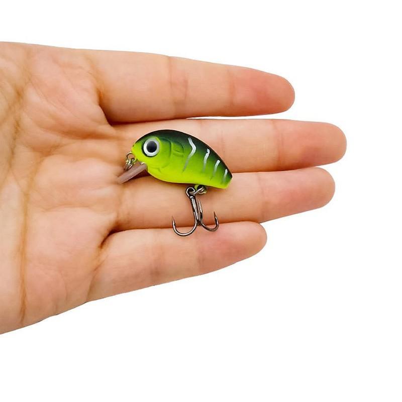 Product Introduction of Artificial Fishing Lure, 5 Counts/set Slow-sinking Rock Little Fatty Mini Stream False Imitation Bait, Fishing Accessories for Outdoor Fishing 2