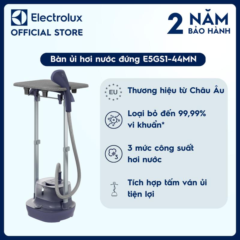 Bàn ủi hơi nước đứng Electrolux UltimateCare 500 - 1800W-E5GS1-44MN - Loại bỏ vi khuẩn Ủi Quần Áo Là Quần Áo Bàn Là