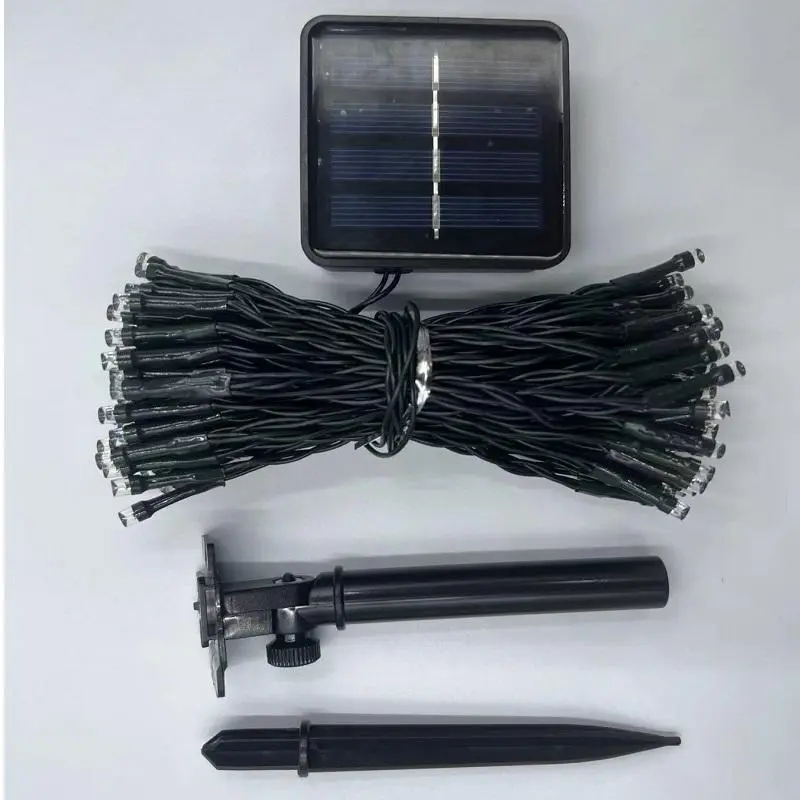 Solar Powered LED DIY Tree Light, 1 Count 12M LED Solar String Light, LED Fairy Lights String, IP65 Waterproof Garden Decorative Light For Courtyard Wedding Party Decoration 3