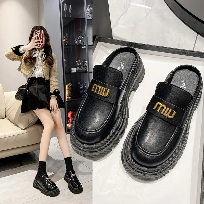 Giày Sục Đốc Khóa Ngang  Da Bóng Đế  Nâng Chiều Cao Sang Chảnh siêu bền êm ái 6