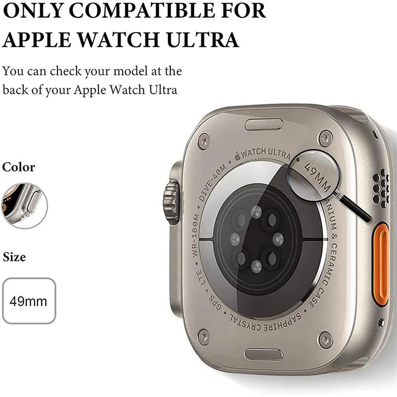 Product Introduction of 360 Full Coverage Case For Apple Watch Ultra 49mm Screen Protector Cover Protective Shell For iWatch Ultra 49mm TPU Bumper Case 1