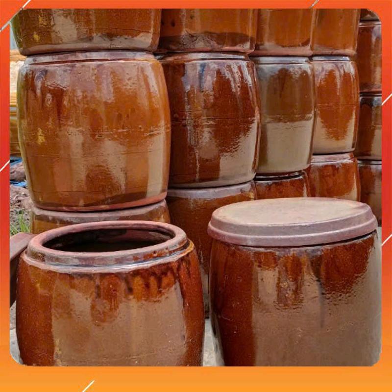 Chum gạo 40L hủ gạo giá rẻ chum gạo lu gạo hủ đựng gạo lu khạp đựng gạo