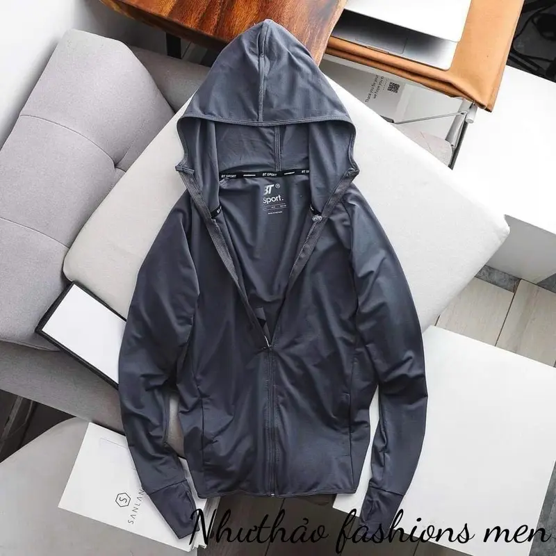 Áo khoác chống nắng chất thun lạnh.chất vải thun họa tiết kim cương .chống tia UV.phù hợp mọi độ tuổi .che luôn mặt thay vì mang khẩu trang 5