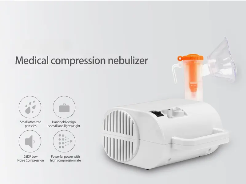 Alat Terapi Pernapasan Handheld Nebulizer Asthma Inhaler Atomizer Anak Obat Saluran Pernapasan Saluran Pernapasan Set 1