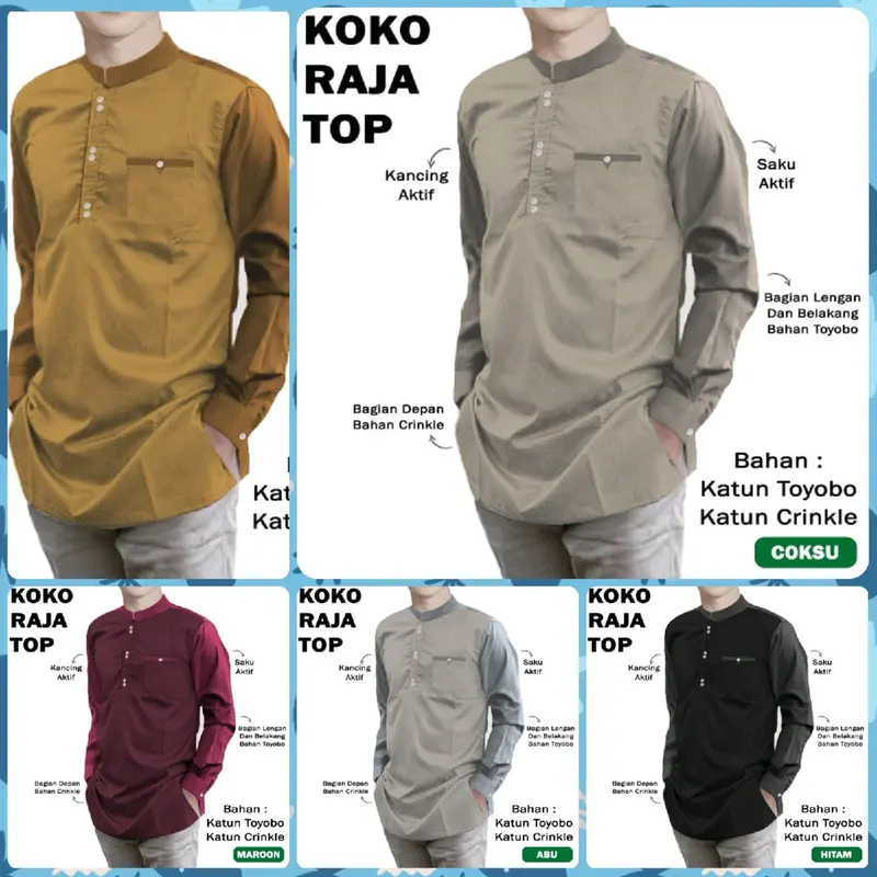 RAYA COLLECTION RAJA TOP KOKO LENGAN PANJANG 2