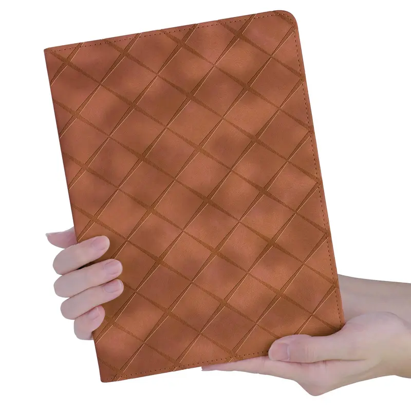 Fashionable Diamond-shaped Tablet Protective Case, Auto Sleep/Wake Tablet Protector Cover, Tablet Accessories Compatible with iPad 5 6 8 9 3