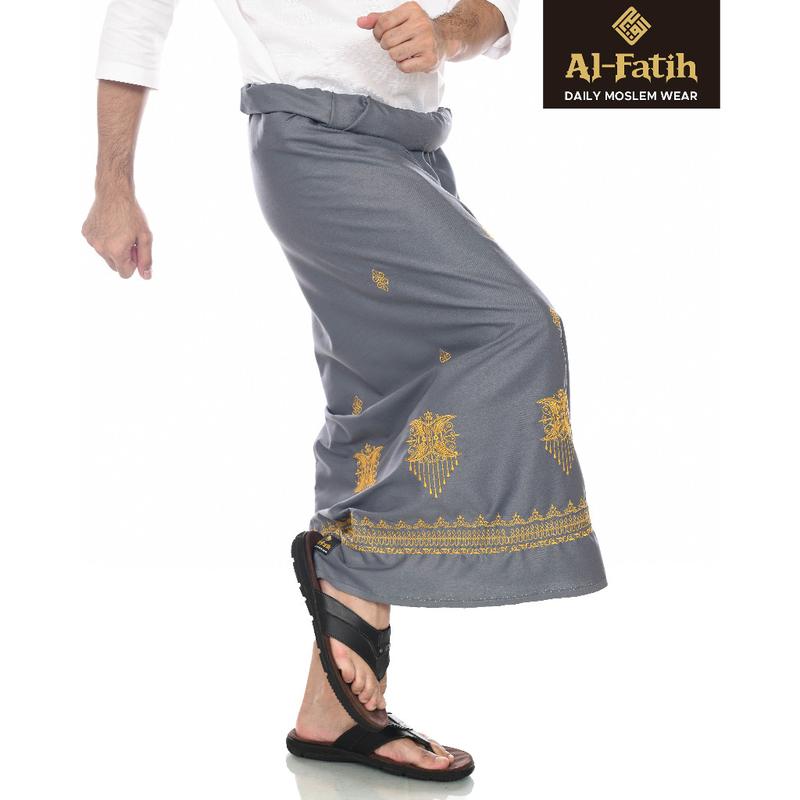 Sarung Bordir Pintu Aceh Motif Timbul Keren Sarung Sholat Pria Dewasa Muslim 4