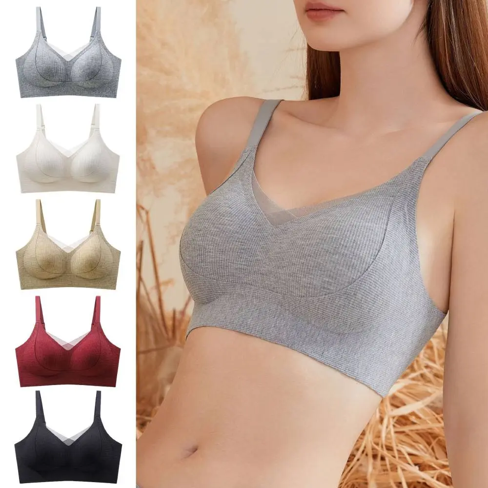 【LadyS Clothing】 Áo Ngực Không Gọng, Áo Ngực Nữ Không Dây, Cúp Mềm, Đẩy Lên, Chống Chảy Xệ, Áo Ngực Một Mảnh, Không Có Vòng Thép, Thoải Mái Và Thoáng Khí, Quần Áo Nữ, Bán Chạy