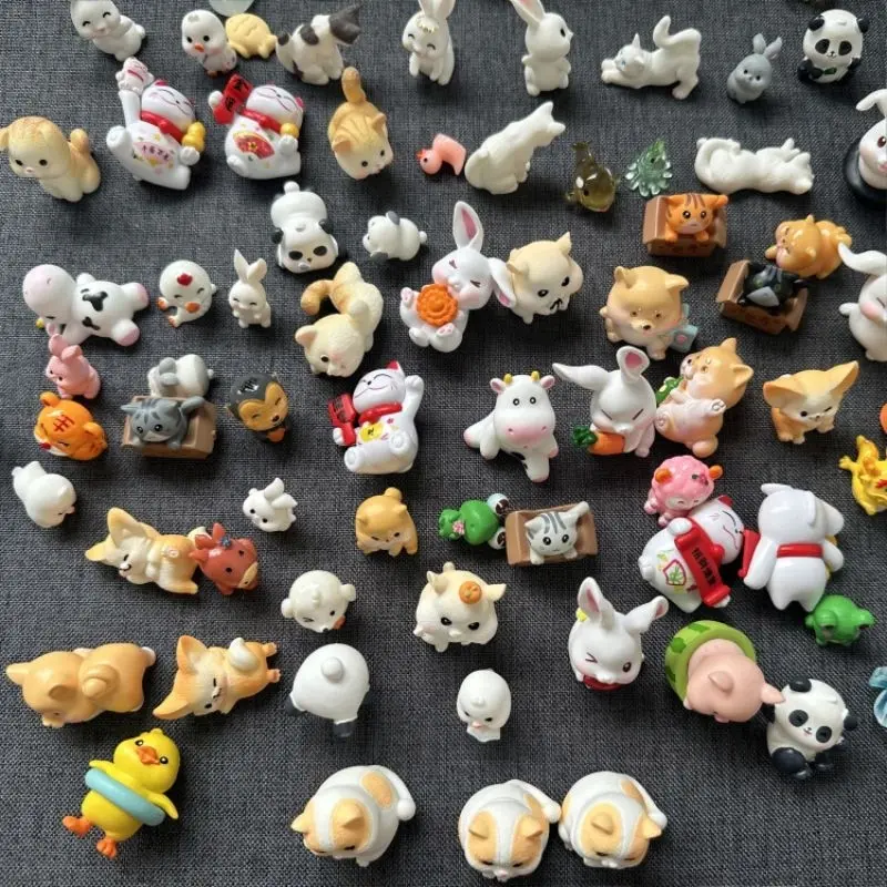 Combo 50 Blind Box, Túi Mù, Kẹo Mù Bóc Quà Bất Ngờ Hình Thú Vật Mini 3D siêu xinh 1