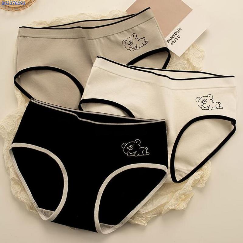 Product Introduction of Vigourshop159 ส่งของที่กรุงเทพฯ #083 กางเกงในสีพื้น  ลายหมี ใส่กระชับ น่ารักมาก  พร้อมจากไทย COK ผู้หญิง Women Clothing เสื้อผ้า 14