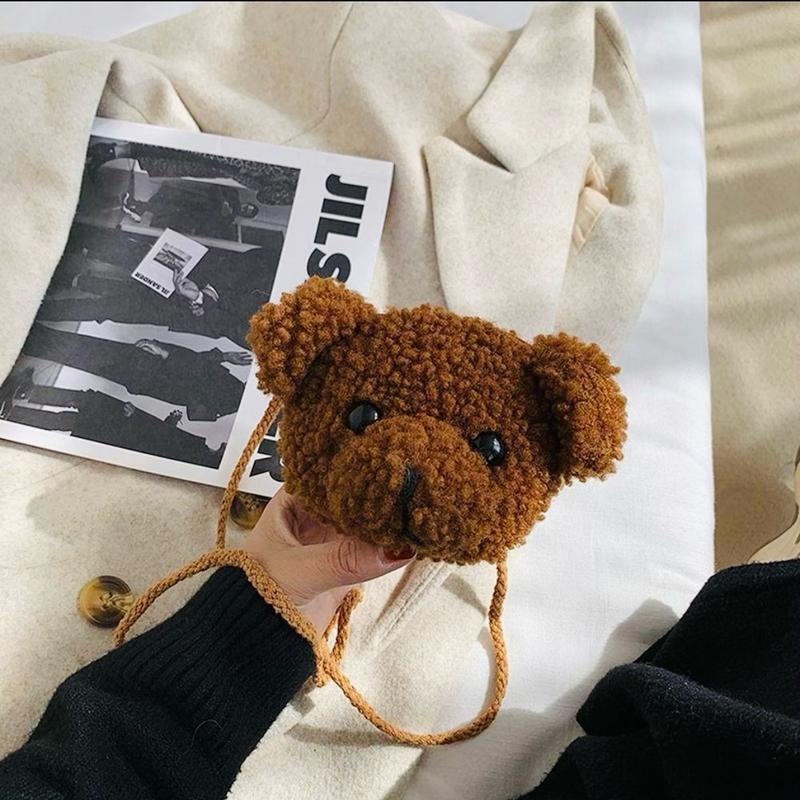  Túi Đeo Chéo Vai Mini Bằng Vải Bông Họa Tiết Hoạt Hình Dành Cho Nữ 