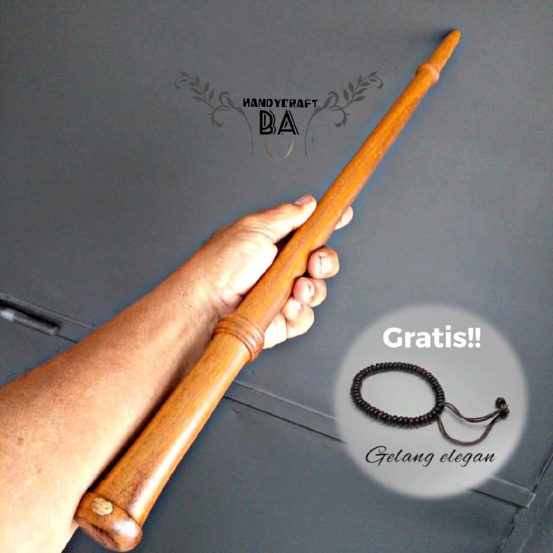 tongkat komando / kayu Cendana panjang 60cm Harum natural 0