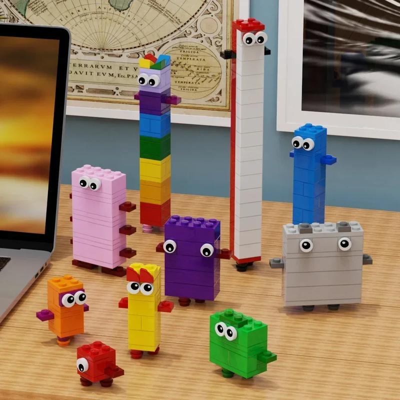 MOC Number Building Bricks One To Ten Math Digital Transform - TikTok Shop